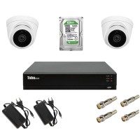 پکیج کامل 2 دوربین مدار بسته 2 مگاپیکسل Full HD